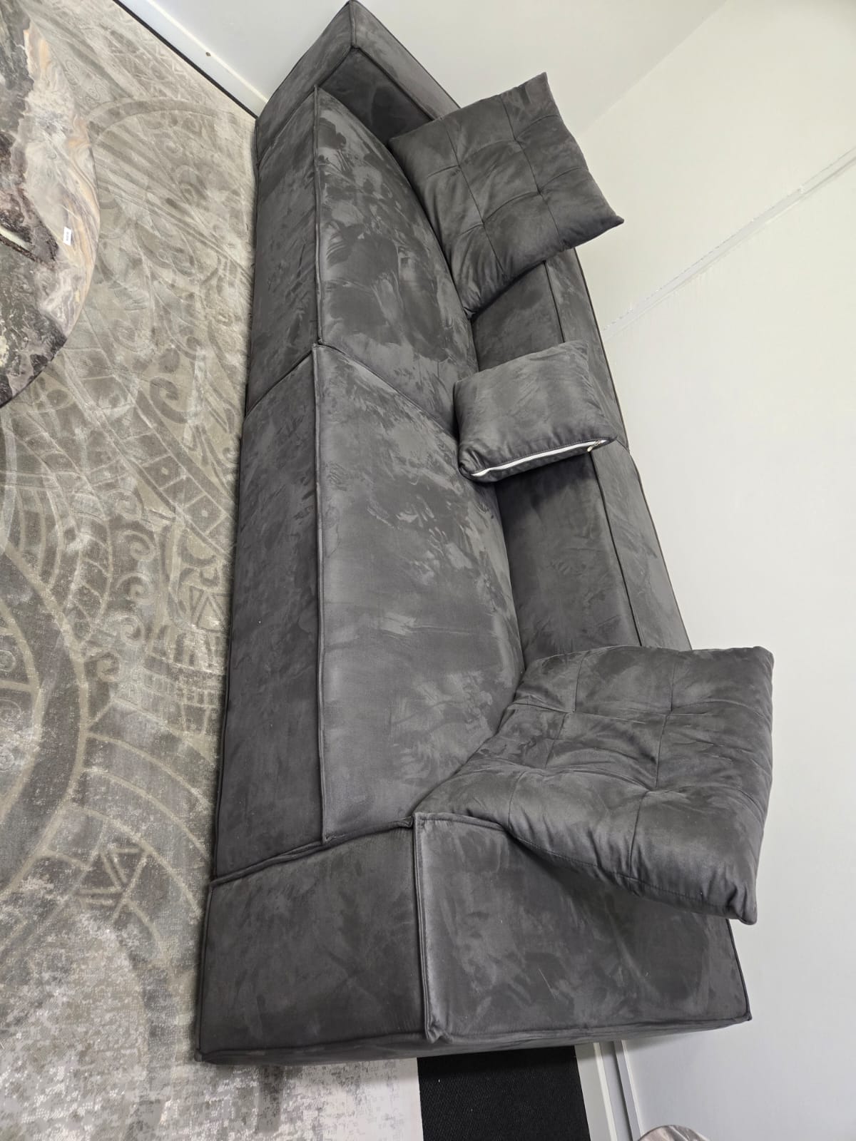 Fabric Lower Back Couch