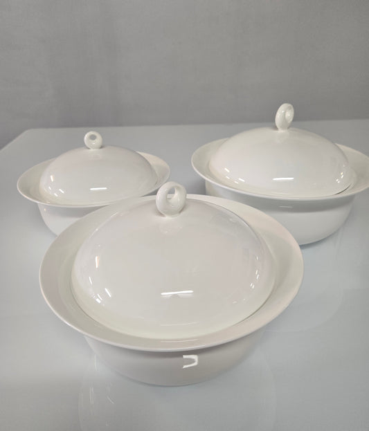 3 serving bowls