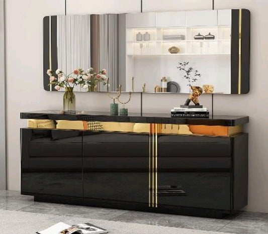 Silas Dining Cabinet + Mirror