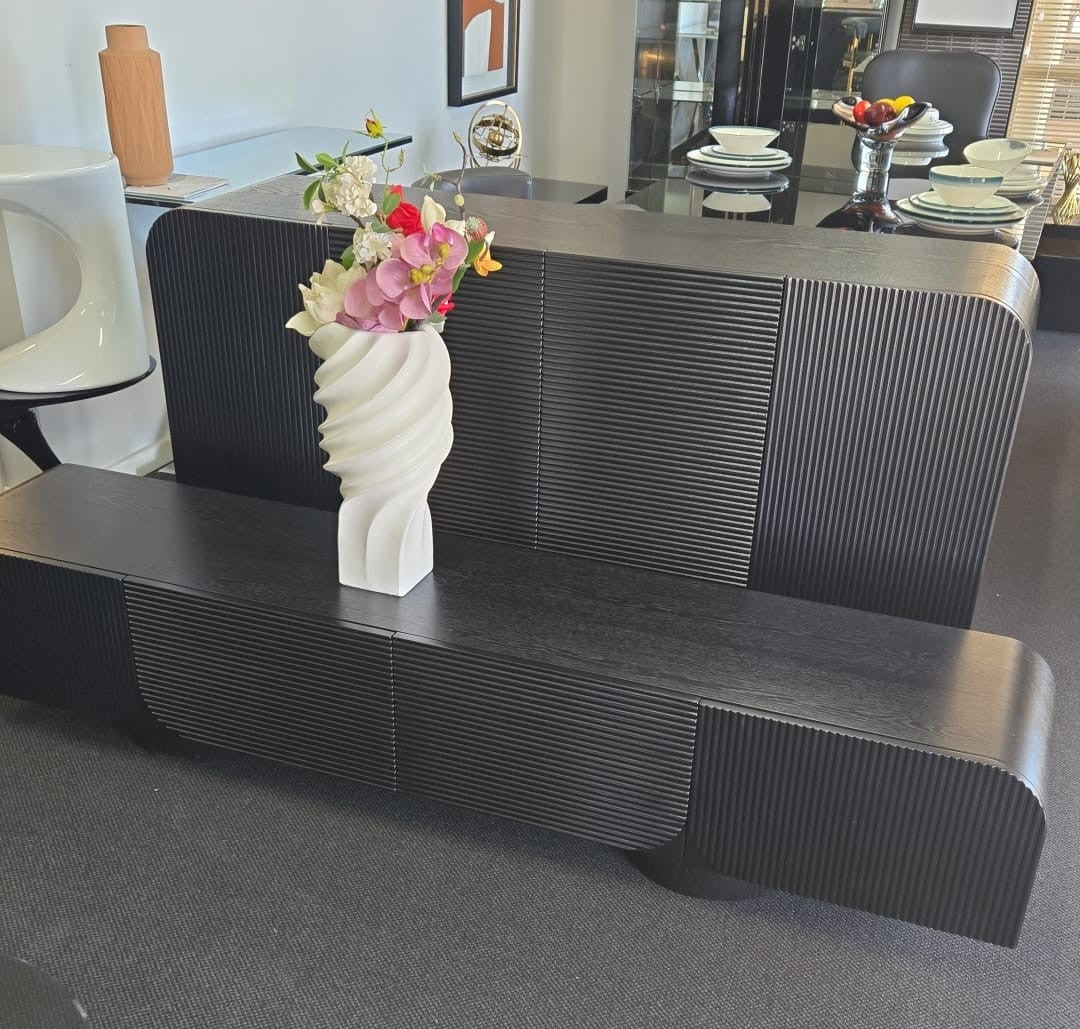 Black Dining Cabinet