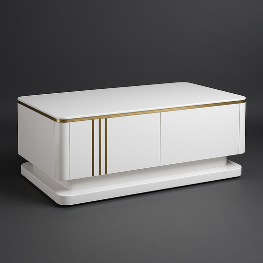 White Media Coffee Table