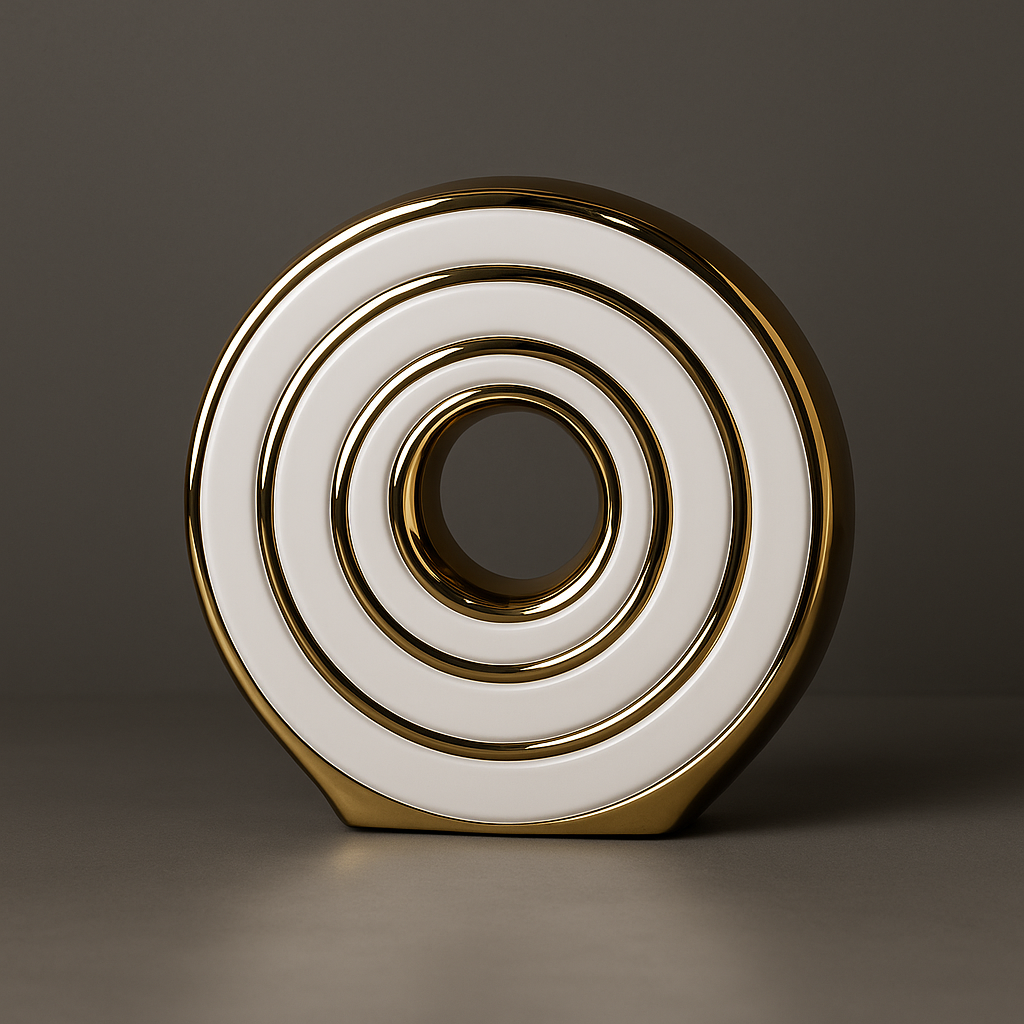 Bullseye Sculpture Set of Two