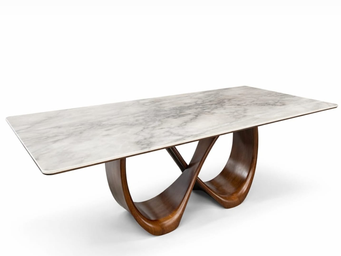 Marble-Top Dining Table