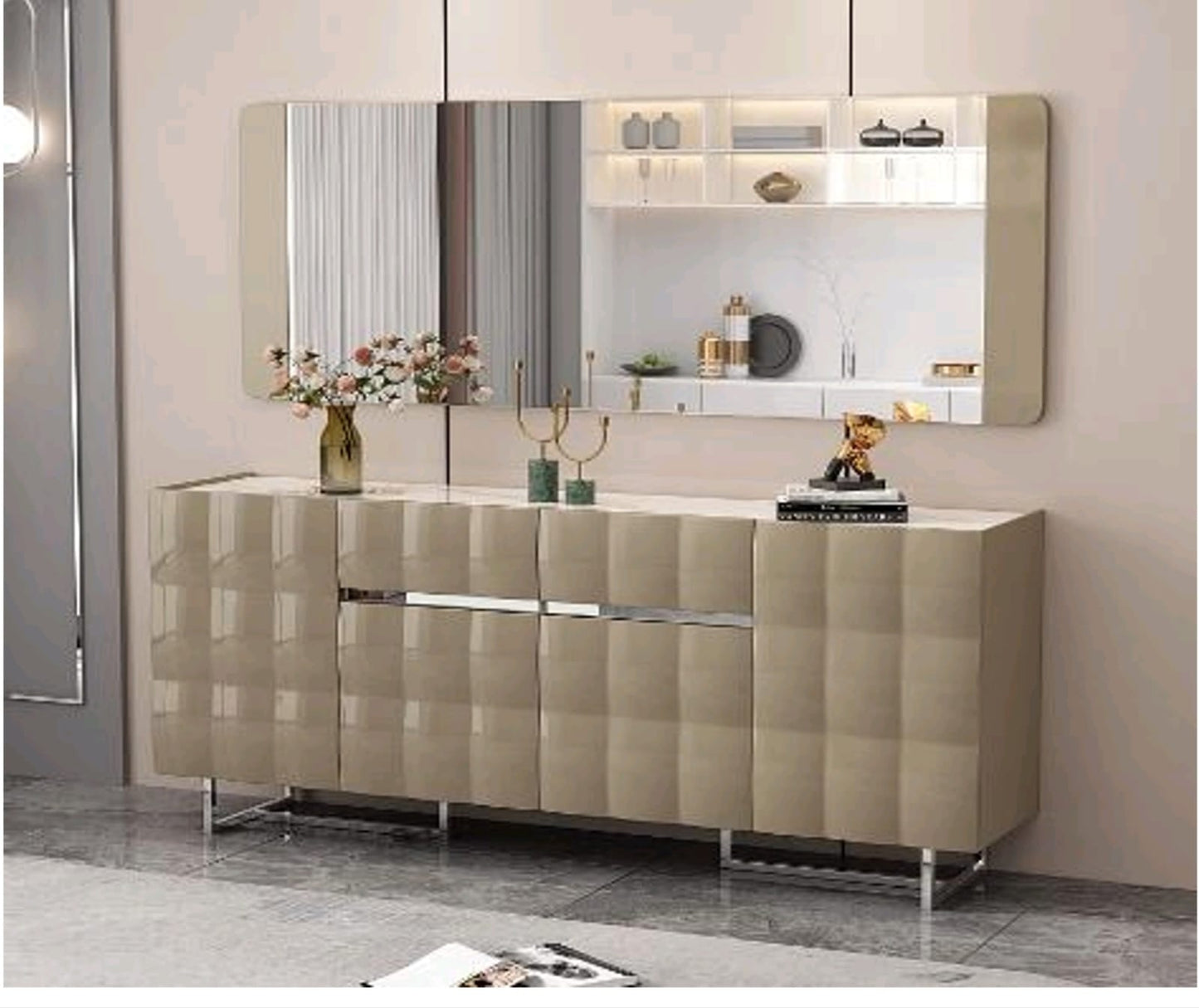 Rowan Dining Cabinet + Mirror