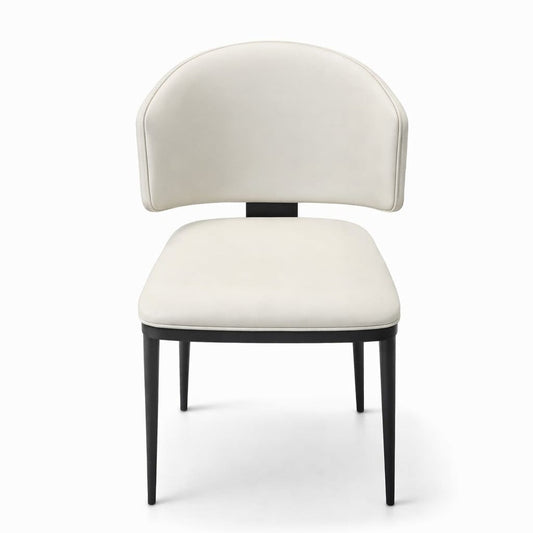 Modern Curved Back Dining Chair